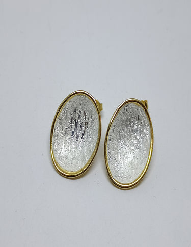 ARETES FUEGO BICOLOR.